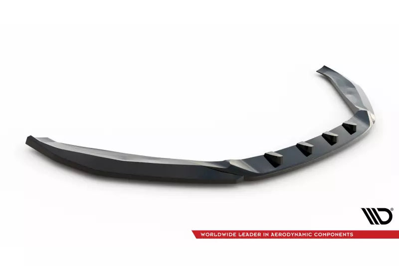Maxton Design Frontlippe V.2 für Audi TT S 8S Facelift Hochglanz schwarz – Ansicht 4