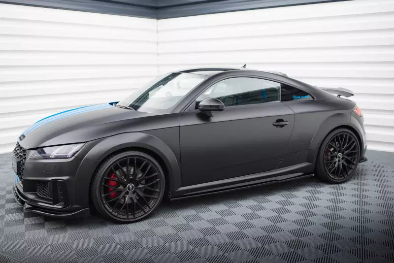 Maxton Design Seitenschweller (Paar) für Audi TT S 8S Facelift Hochglanz schwarz – Ansicht 2