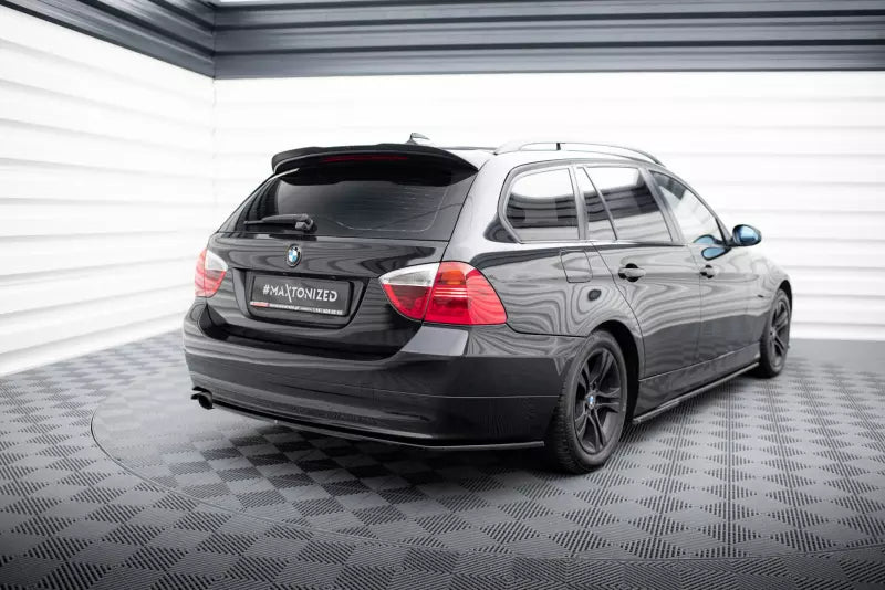 Maxton Design Heckdiffusor für BMW 3er Touring E91 Hochglanz schwarz – Ansicht 3