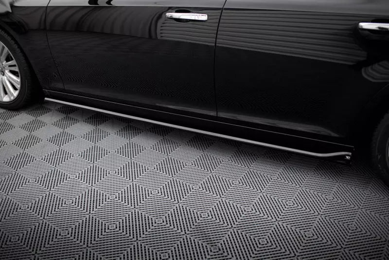 Maxton Design Seitenschweller (Paar) für Chrysler 300 Mk2 Hochglanz schwarz – Ansicht 3