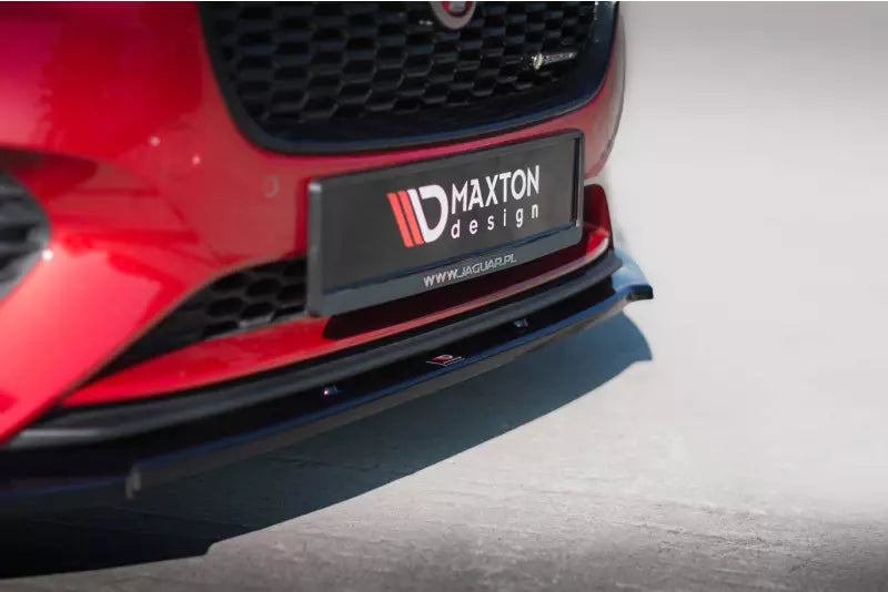 Maxton Design Frontlippe für Jaguar XE R-Dynamic X760 Facelift Hochglanz schwarz – Ansicht 2