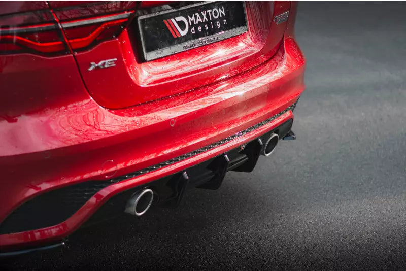 Maxton Design Heckdiffusor für Jaguar XE R-Dynamic X760 Facelift Hochglanz schwarz – Ansicht 2