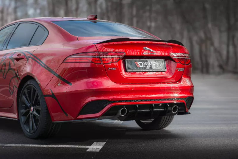Maxton Design Diffusor Flaps für Jaguar XE R-Dynamic X760 Facelift Hochglanz schwarz – Ansicht 2