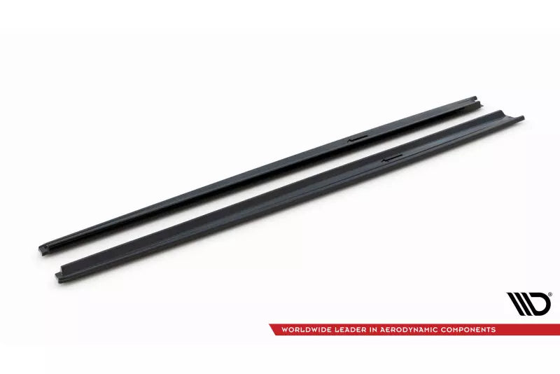Maxton Design Seitenschweller (Paar) für Jaguar XE R-Dynamic X760 Facelift Hochglanz schwarz – Ansicht 3