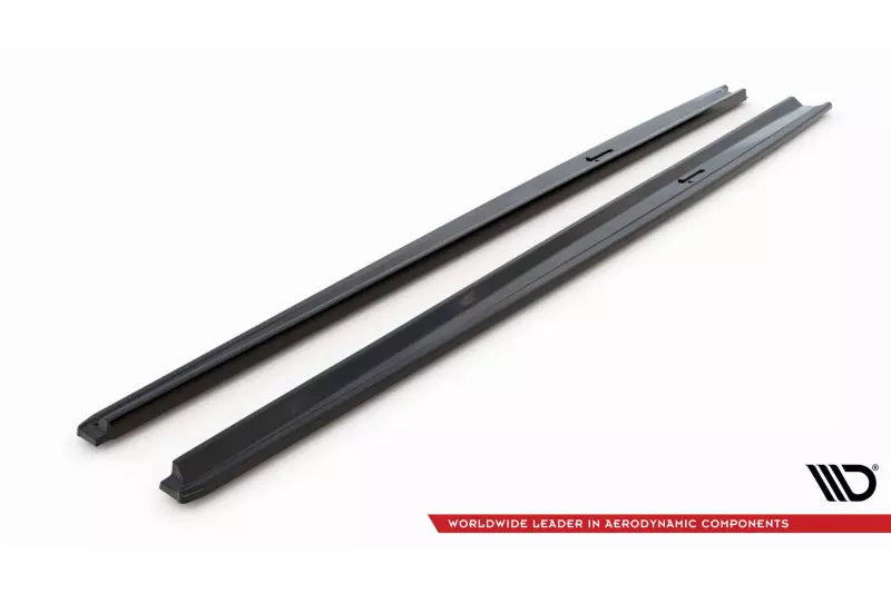 Maxton Design Seitenschweller (Paar) für Jaguar XE R-Dynamic X760 Facelift Hochglanz schwarz – Ansicht 4