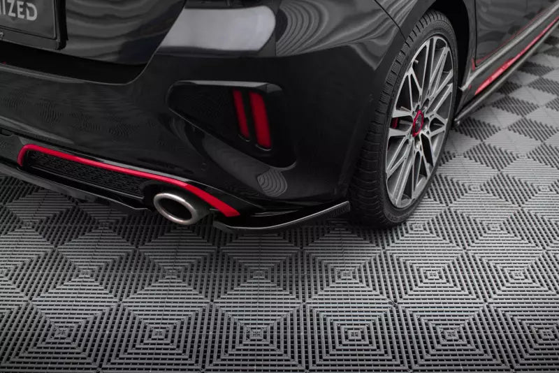 Maxton Design Diffusor Flaps für Kia Ceed GT Mk3 Facelift Hochglanz schwarz – Ansicht 1
