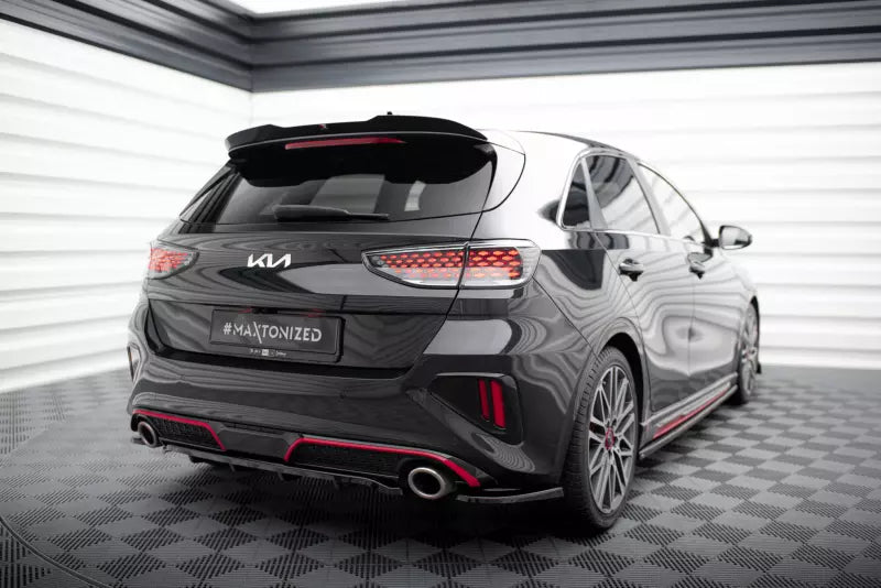Maxton Design Diffusor Flaps für Kia Ceed GT Mk3 Facelift Hochglanz schwarz – Ansicht 3