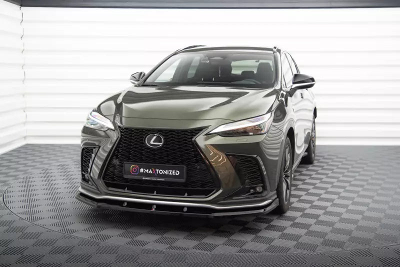 Maxton Design Frontlippe für Lexus NX F-Sport Mk2 Hochglanz schwarz – Ansicht 2