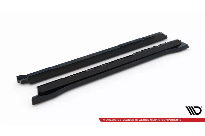 Maxton Design Seitenschweller (Paar) für Lexus NX F-Sport Mk2 Hochglanz schwarz – Ansicht 3