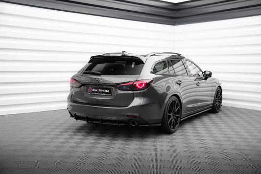 Maxton Design Street Pro Heckdiffusor für Mazda 6 Mk3 Facelift Schwarz matt – Ansicht 1