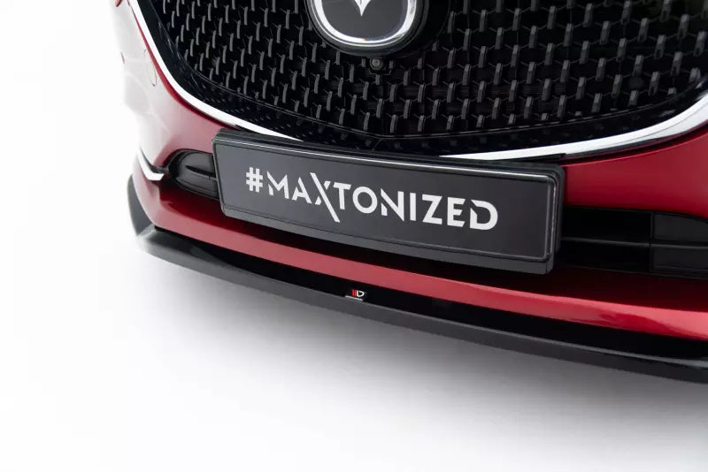 Maxton Design Frontlippe für Mazda 6 Mk3 Facelift Hochglanz schwarz – Ansicht 4
