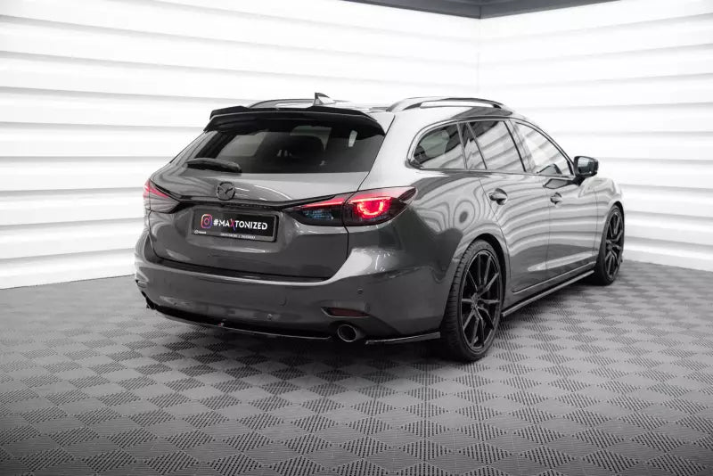 Maxton Design Diffusor Flaps für Mazda 6 Mk3 Facelift Hochglanz schwarz – Ansicht 2