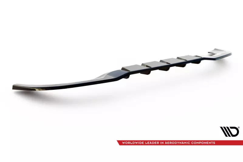 Maxton Design mittlerer Heckdiffusor DTM Look für Mercedes-Benz A Hatchback AMG Line W177 Hochglanz schwarz – Ansicht 3