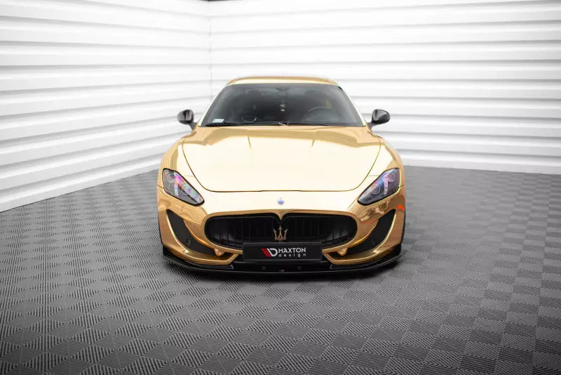 Maxton Design Frontlippe für Maserati Granturismo Mk1 Facelift Hochglanz schwarz – Ansicht 2