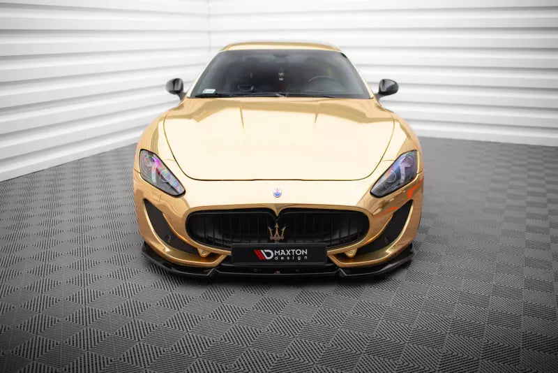 Maxton Design Frontlippe V.2 für Maserati Granturismo Mk1 Facelift Hochglanz schwarz – Ansicht 2
