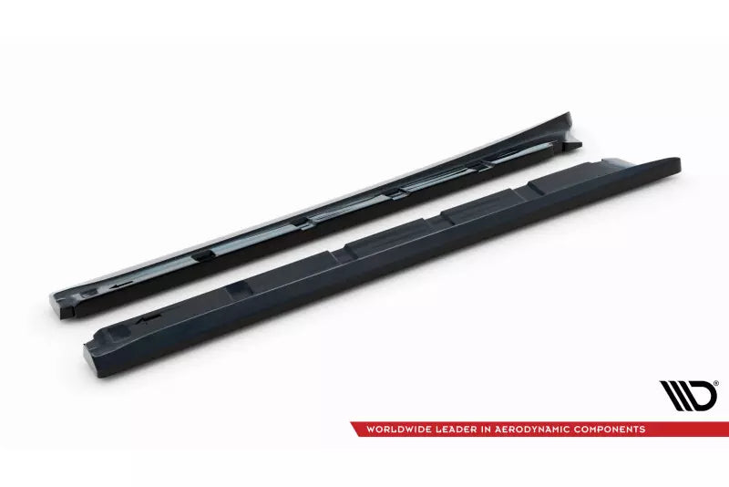 Maxton Design Seitenschweller (Paar) für Porsche Boxster 987 Hochglanz schwarz – Ansicht 3