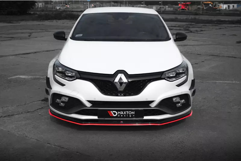 Maxton Design Frontlippe V.3 für Renault Megane RS Mk4 Rot – Ansicht 1