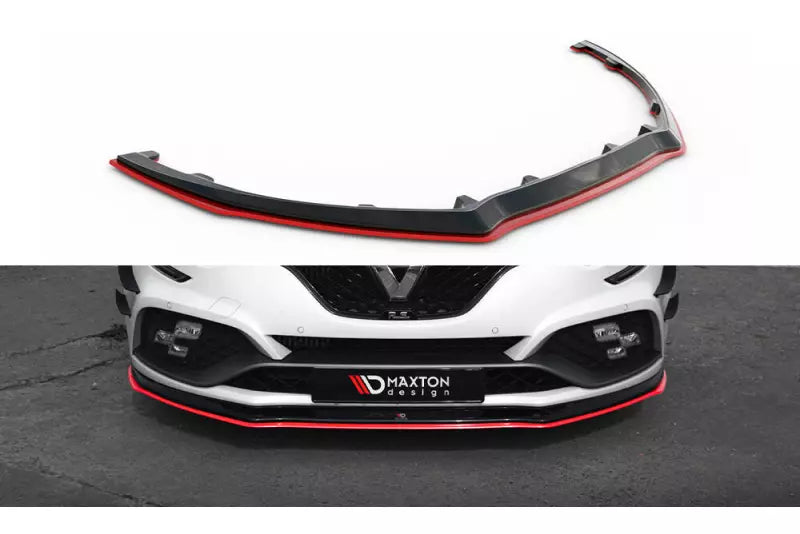 Maxton Design Frontlippe V.3 für Renault Megane RS Mk4 Rot – Ansicht 2