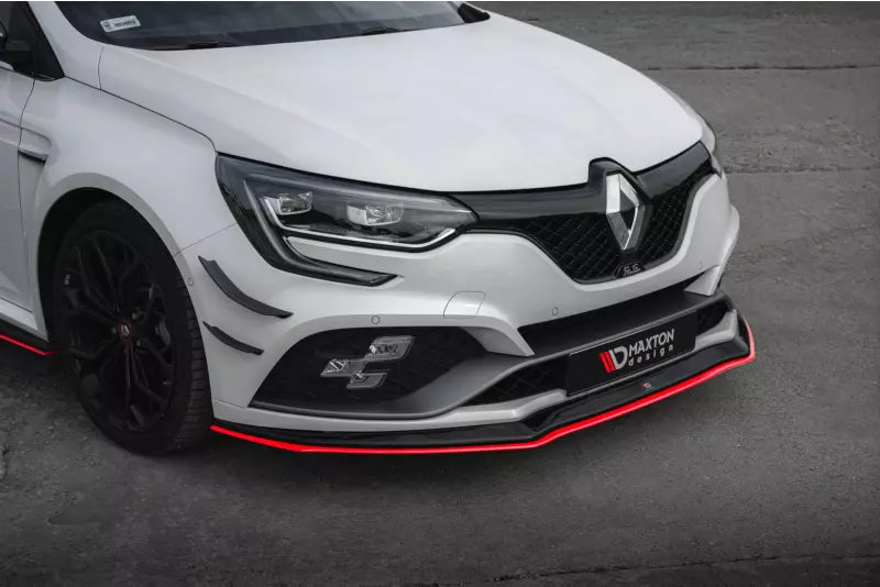 Maxton Design Frontlippe V.3 für Renault Megane RS Mk4 Rot – Ansicht 3