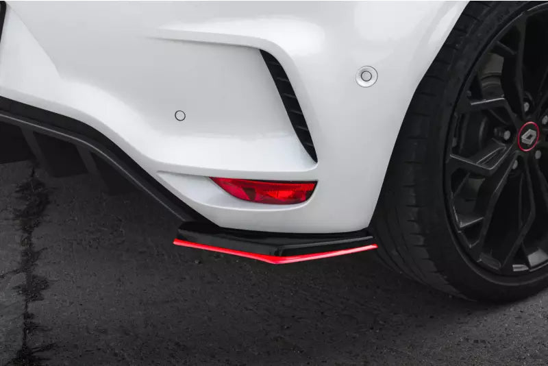 Maxton Design Diffusor Flaps V.2 für Renault Megane RS Mk4 Rot – Ansicht 1