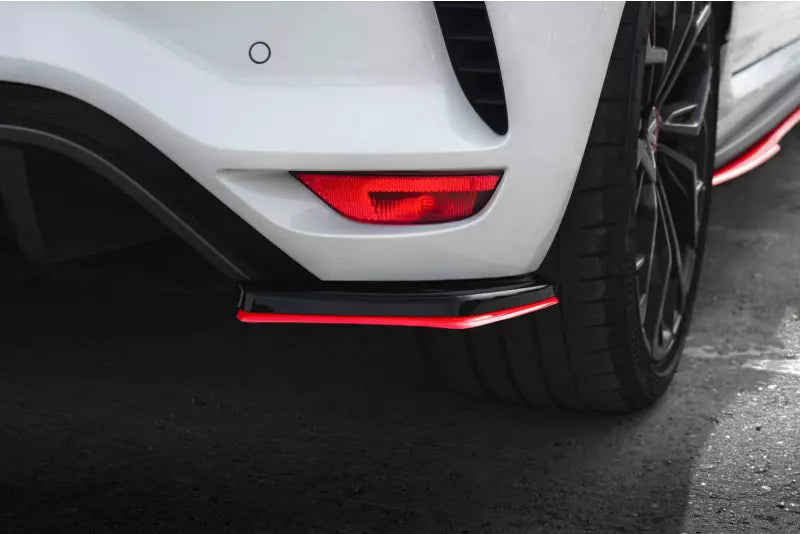 Maxton Design Diffusor Flaps V.2 für Renault Megane RS Mk4 Rot – Ansicht 4