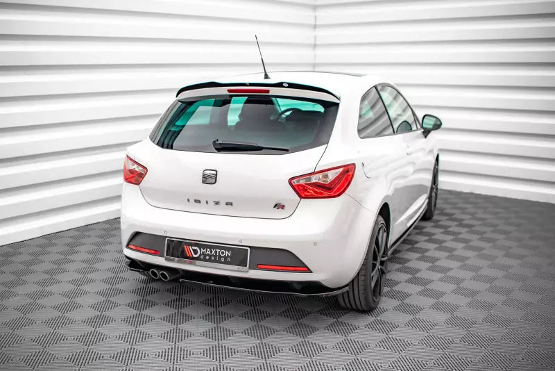 Maxton Design Heckspoiler Lippe für Seat Ibiza FR SC Mk4 Facelift Hochglanz schwarz – Ansicht 3