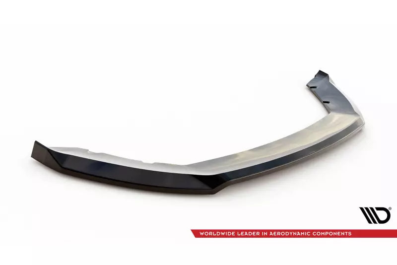 Maxton Design Frontlippe V.2 für Seat Leon Mk3 Facelift Hochglanz schwarz – Ansicht 4