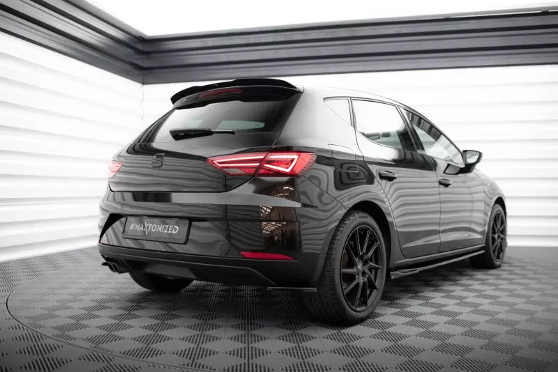Maxton Design Diffusor Flaps für Seat Leon Mk3 Facelift Hochglanz schwarz – Ansicht 2