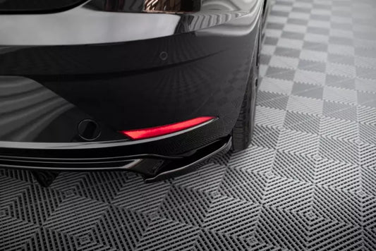 Maxton Design Diffusor Flaps V.2 für Seat Leon Mk3 Facelift Hochglanz schwarz – Ansicht 1