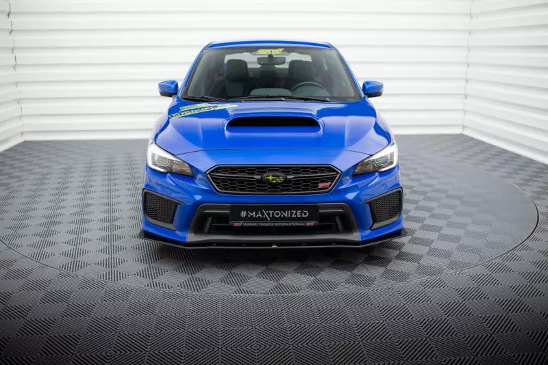 Maxton Design Street Pro Frontlippe für Subaru WRX STI Mk1 Facelift Schwarz matt – Ansicht 2