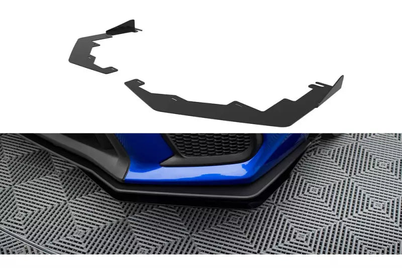 Maxton Design Street Pro Frontlippen Flaps für Subaru WRX STI Mk1 Facelift – Ansicht 1