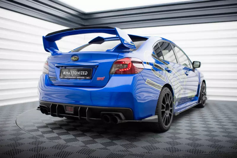 Maxton Design Street Pro Heckdiffusor für Subaru WRX STI Mk1 Schwarz matt – Ansicht 1
