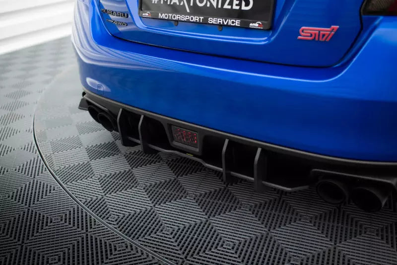 Maxton Design Street Pro Heckdiffusor für Subaru WRX STI Mk1 Schwarz matt – Ansicht 3