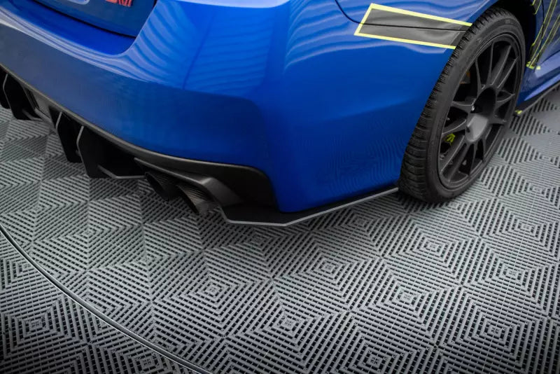 Maxton Design Street Pro Diffusor Flaps für Subaru WRX STI Mk1 Schwarz matt – Ansicht 1