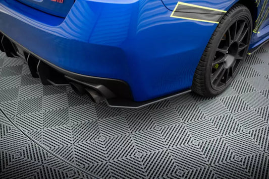 Maxton Design Street Pro Diffusor Flaps für Subaru WRX STI Mk1 Schwarz matt – Ansicht 1