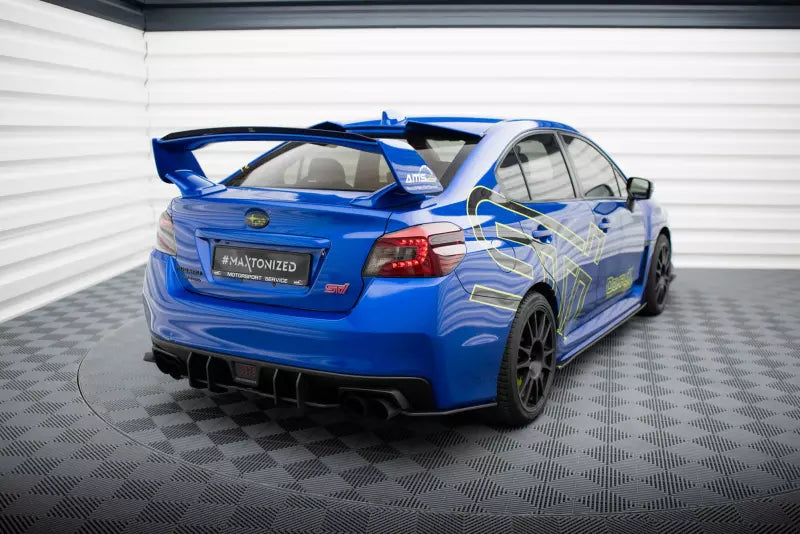 Maxton Design Street Pro Diffusor Flaps für Subaru WRX STI Mk1 Schwarz matt – Ansicht 2