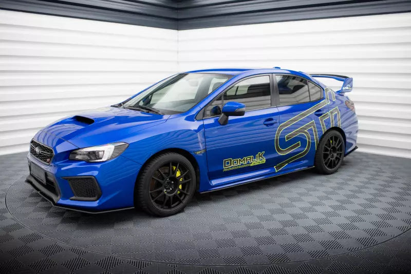 Maxton Design Street Pro Seitenschweller (Paar) für Subaru WRX STI Mk1 Schwarz matt – Ansicht 2