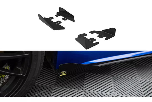Maxton Design Street Pro Seitenschweller-Flaps für Subaru WRX STI Mk1 Hochglanz schwarz – Ansicht 1