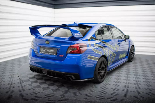 Maxton Design Mittlerer Heckdiffusor V.2 für Subaru WRX STI Mk1 Hochglanz schwarz – Ansicht 1