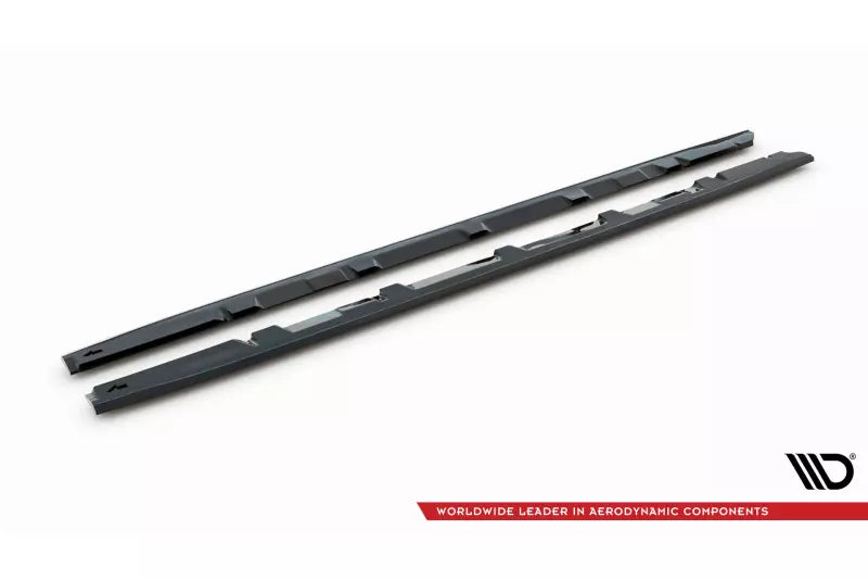 Maxton Design Seitenschweller (Paar) V.2 für Subaru WRX STI Mk1 Hochglanz schwarz – Ansicht 4