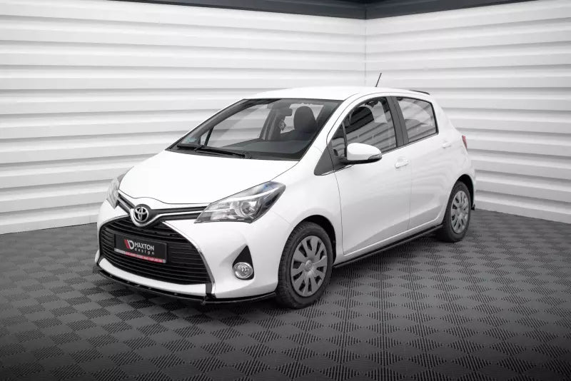 Maxton Design Frontlippe für Toyota Yaris Mk3 Facelift Hochglanz schwarz – Ansicht 1