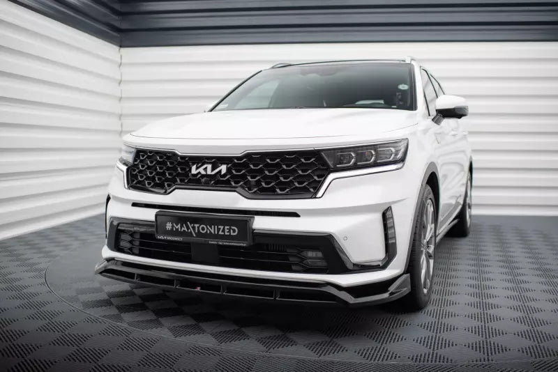 Maxton Design Frontlippe für Kia Sorento Mk4 Hochglanz schwarz – Ansicht 1