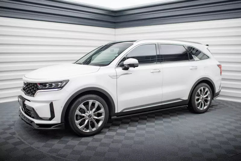 Maxton Design Seitenschweller (Paar) für Kia Sorento Mk4 Hochglanz schwarz – Ansicht 2
