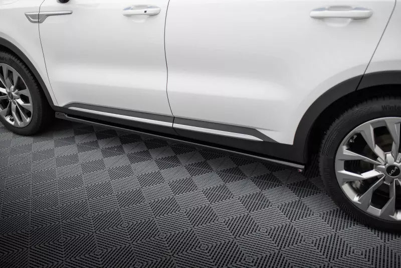 Maxton Design Seitenschweller (Paar) für Kia Sorento Mk4 Hochglanz schwarz – Ansicht 3