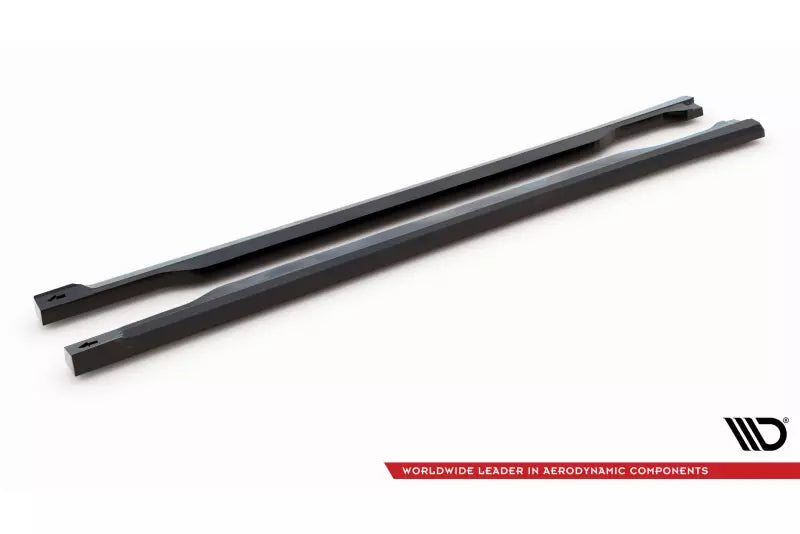 Maxton Design Seitenschweller (Paar) für Kia Sorento Mk4 Hochglanz schwarz – Ansicht 4