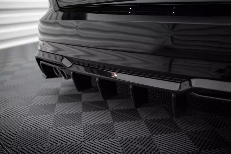 Maxton Design Heckdiffusor für Audi A3 S-Line Sportback 8V Facelift Hochglanz schwarz – Ansicht 3