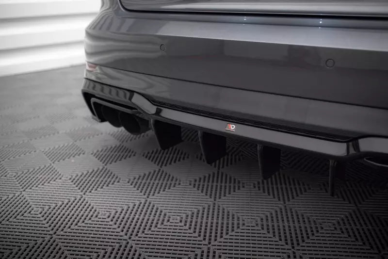 Maxton Design Heckdiffusor für Audi S3 Sportback 8V Facelift Hochglanz schwarz – Ansicht 2