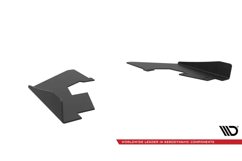 Maxton Design Street Pro Heckdiffusor-Flaps fürAudi S3 Limousine 8V Schwarz matt mit Hochglanz Flaps – Ansicht 4
