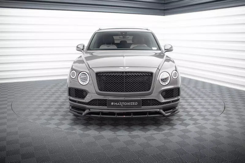 Maxton Design Frontlippe für Bentley Bentayga Mk1 Hochglanz schwarz – Ansicht 1
