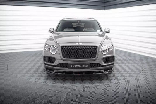 Maxton Design Frontlippe für Bentley Bentayga Mk1 Hochglanz schwarz – Ansicht 1